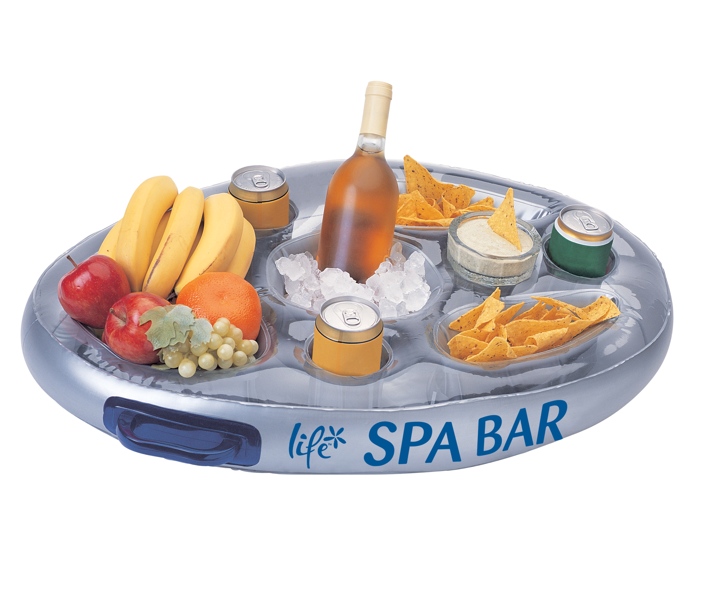 Spa Life Inflatable Bar - Floating Drink & Snack Tray