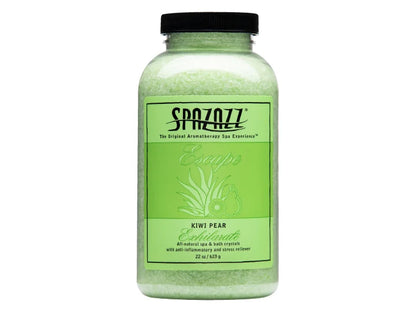 SPAZAZZ Escape Crystals Kiwi Pear Exhilarate SPZ-106 aromatherapy crystals for spas and hot tubs.