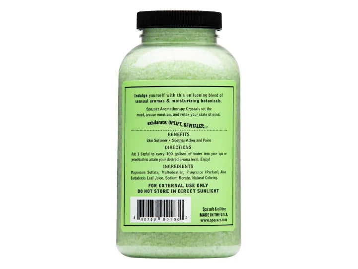 Escape Crystals Kiwi Pear "Exhilarate" SPAZAZZ