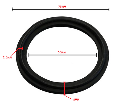 Gasket/O-Ring - Heater Barrel Union 50mm