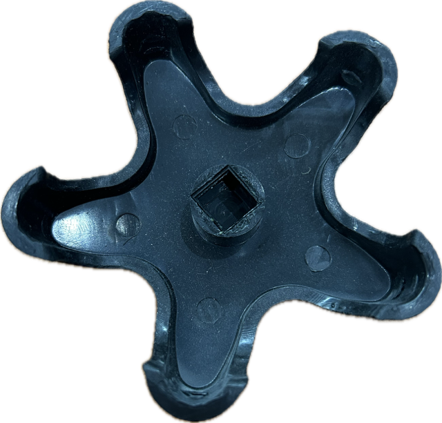 Star Shape Diverter Handle 1.5"