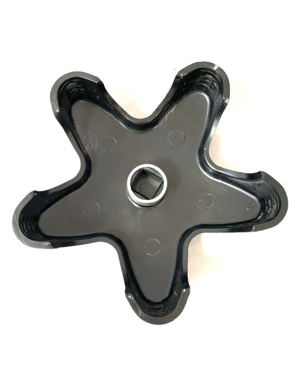 Star Shape Diverter Handle 2"