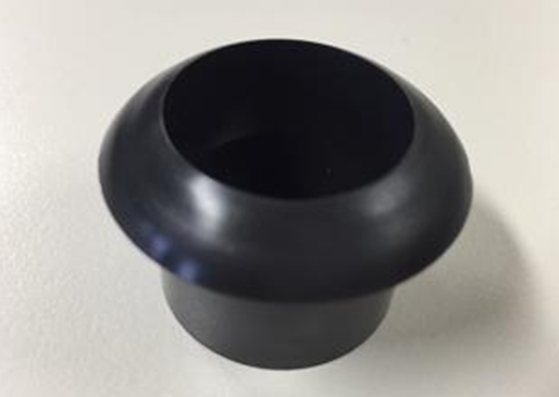 Handrail Grommet Rubber Charcoal