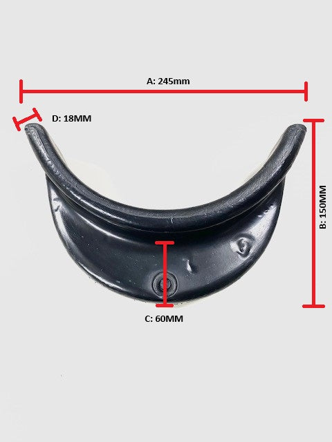 Headrest Bath / Lanark Neck Blaster - Black