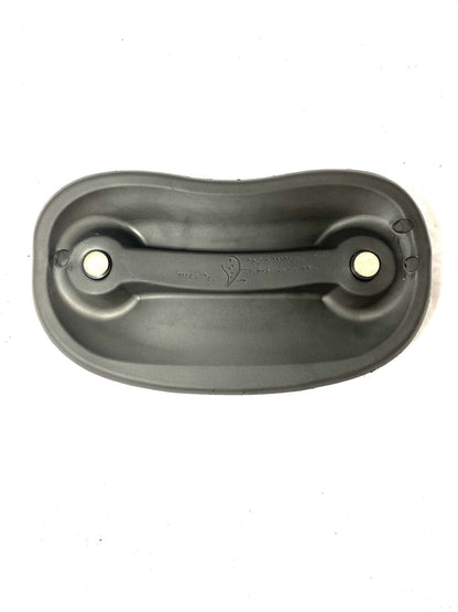 Headrest Oval with Magnets Black