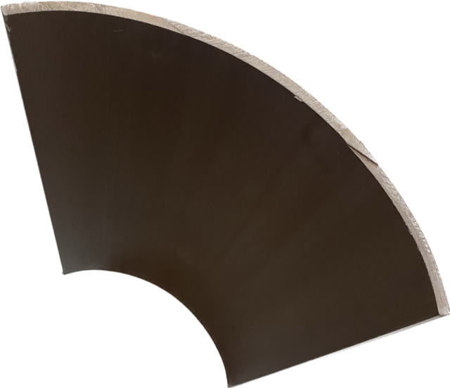 Corner Complete - Foiled 377x97 x700 Moroccan Brown