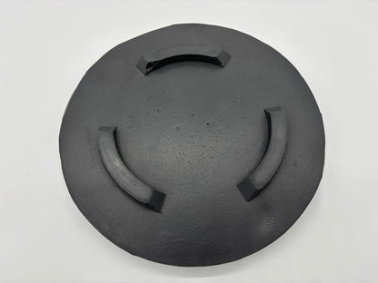 Spa Lid Esky Round Dark Grey – 5 Cup Holders Ø28mm