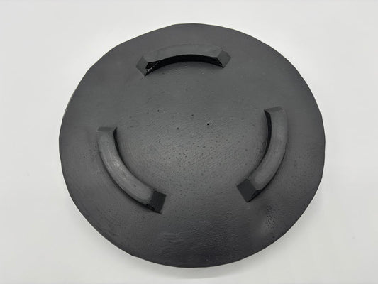 Spa Lid Esky Round Dark Grey – 5 Cup Holders Ø28mm