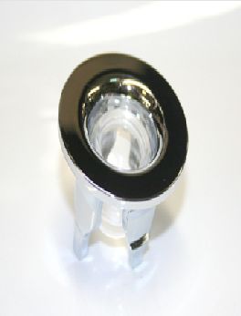 Mid Jet Bath Slimline Escutcheon & Clear Eyeball