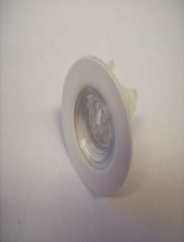 Mid Jet Bath Slimline Escutcheon C-Eyeball White