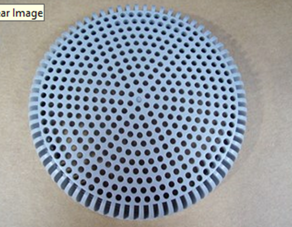 Suction Face - Bath 100mm diameter Grey