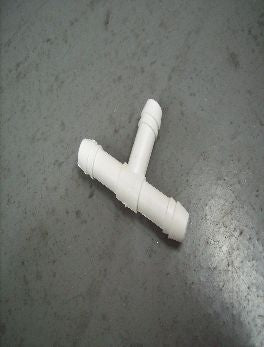 Tee 19mm Barb PVC White