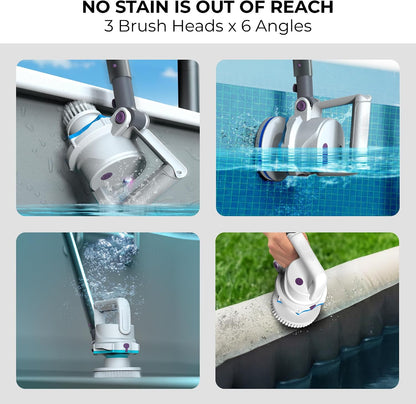 Scrubby Cordless Rechargeable Spa & Pool Scrubber Brush