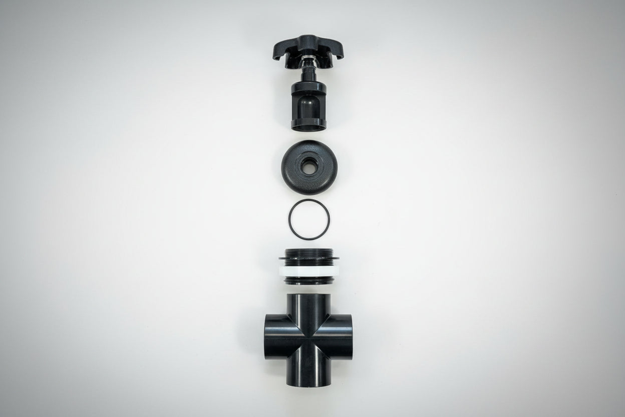 Spa Diverter Valve 3 Way 40mm Star Shape Catalina