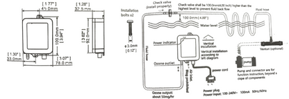 Balboa Ultrazone Ozone Generator 30-50mg/hr - P78B138