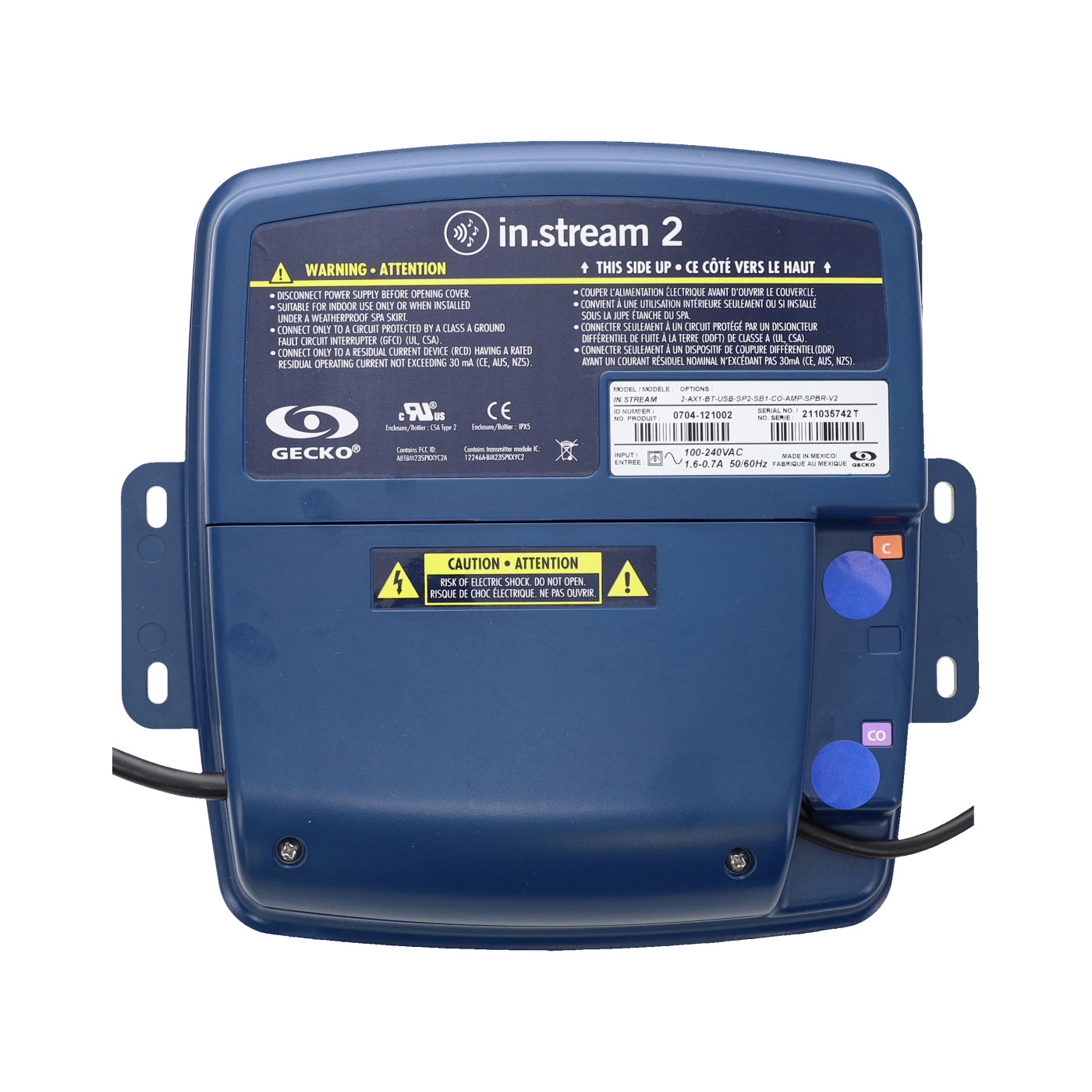 Gecko IN.STREAM2 Audio station for spas -(0704-121002)