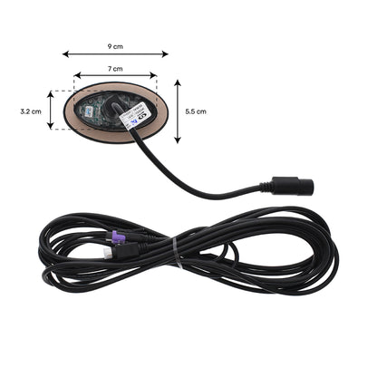 Gecko IN.K120 Auxiliary Control Panel with Cyclone Overlay – 0607-005021