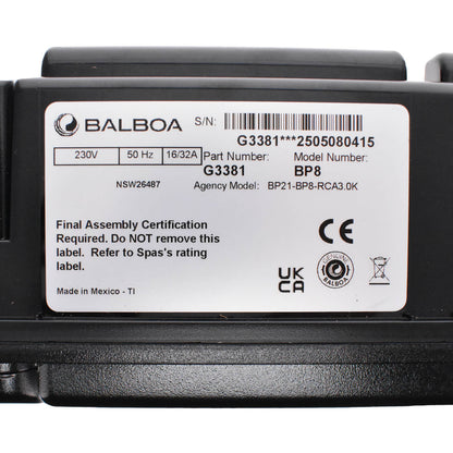 Balboa BP8 Controller-G3381