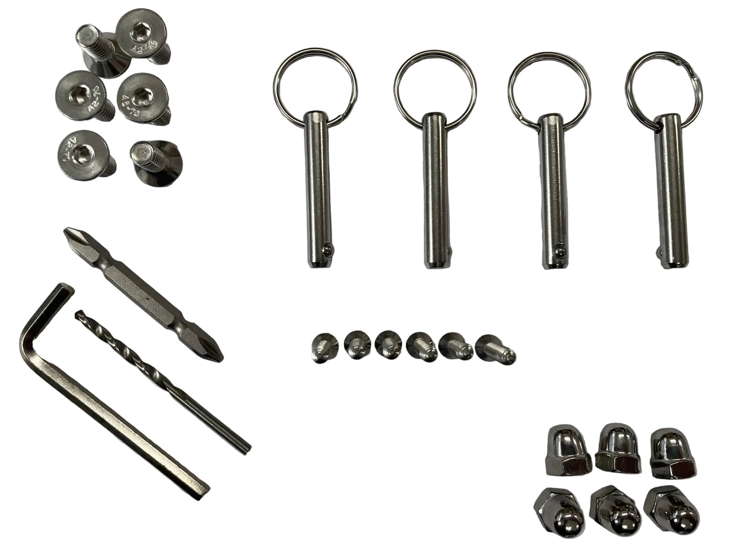 spa cover lifter, JACL05 parts, spa cover lifter screws, spa hardware kit, stainless steel spa screws, spa repair kit, spa accessories, locking pins spa, spa replacement parts, cover lifter repair
