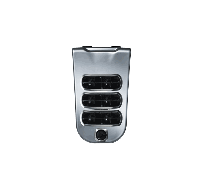 Bullfrog 219 Trio Platinum JetPak with brushed stainless steel jets for balanced fullƒ??back spa massage