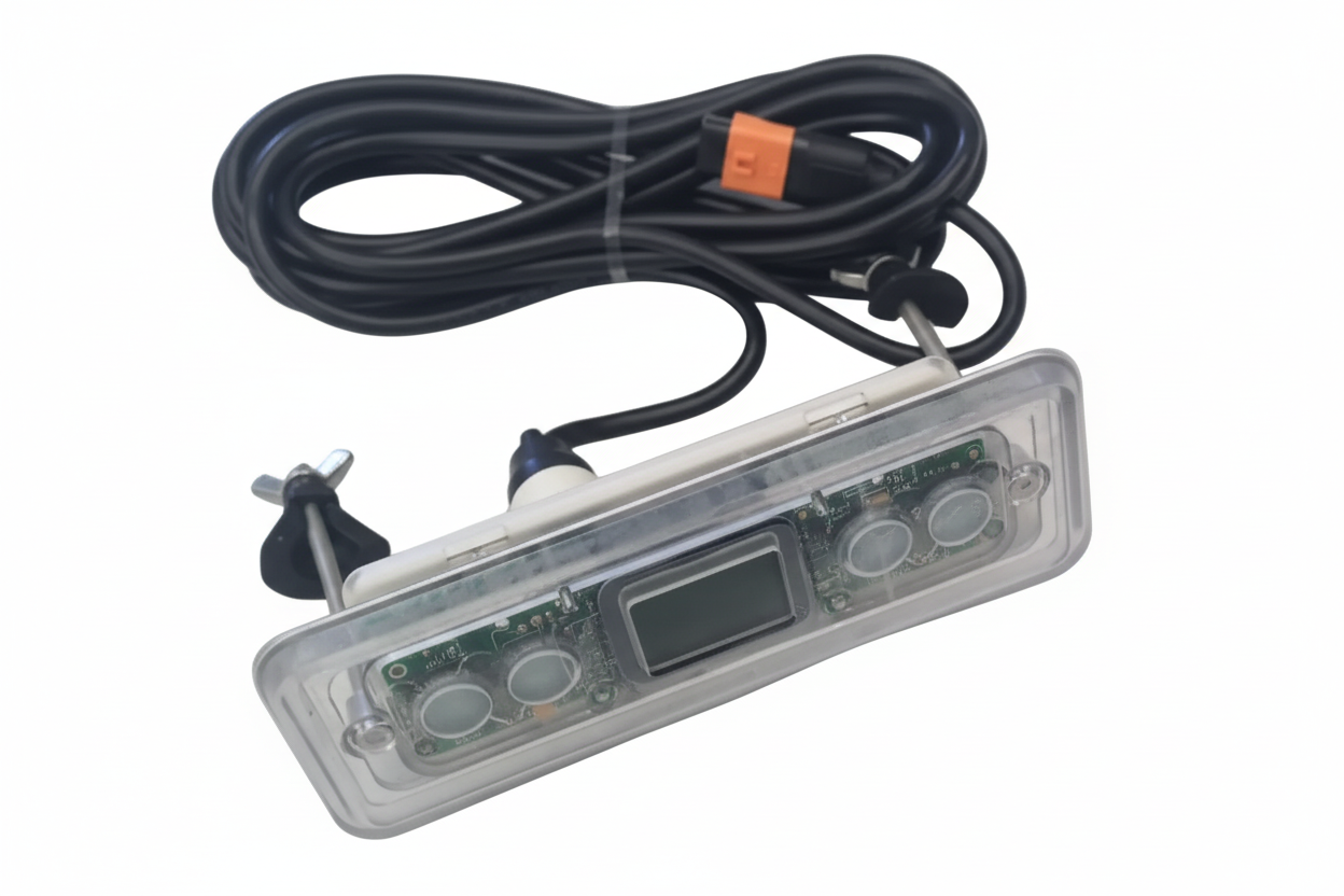 Gecko Aeware in.k300 spa touchpad with LCD display for pump, blower, light and temperature control