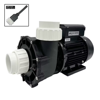 LX Pro Series WP250‑II 2.5HP two‑speed spa pump with 2‑inch inlet and outlet for hot tubs and spa systems