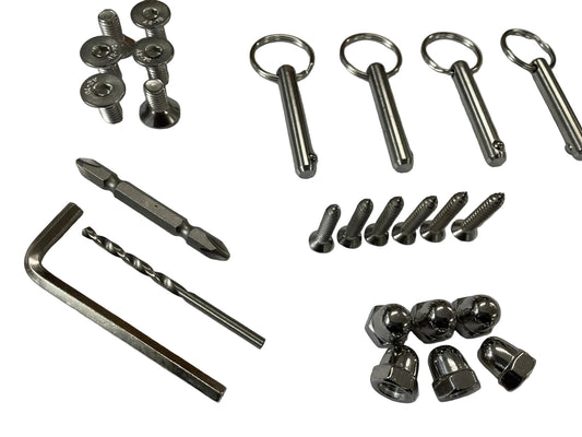 spa cover lifter, JACL05 parts, spa cover lifter screws, spa hardware kit, stainless steel spa screws, spa repair kit, spa accessories, locking pins spa, spa replacement parts, cover lifter repair