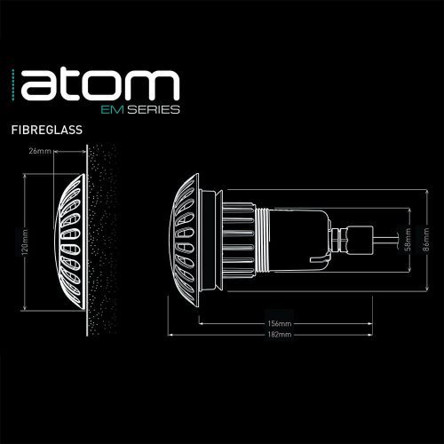 Spa Electrics Atom EMF Series 1 x Multi Plus RGB+W LED Color Light