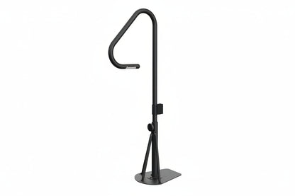 spa handrail, hot tub handrail, spa safety rail, spa exit rail, hot tub safety handrail, adjustable spa handrail, no drill spa handrail, spa grab bar